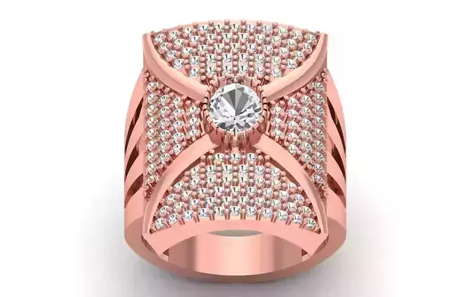 Solitaire Wedding Engagement Men Ring