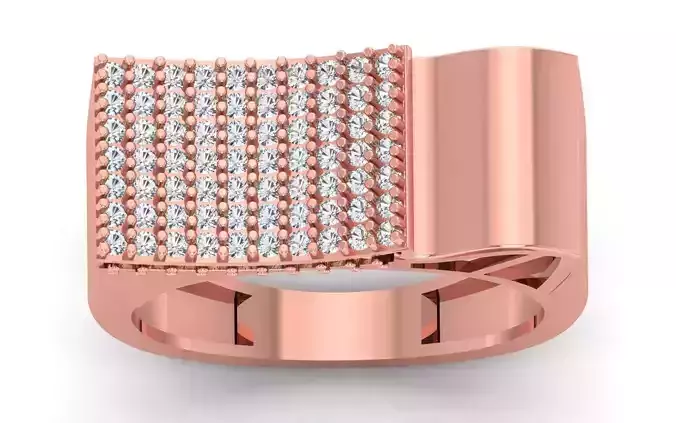 Solitaire Wedding Engagement Mens Ring