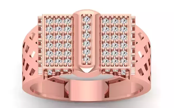 Solitaire Wedding Engagement Mens  Ring