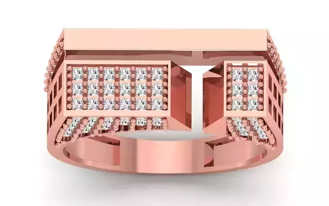 Solitaire Wedding Engagement Mens  Ring