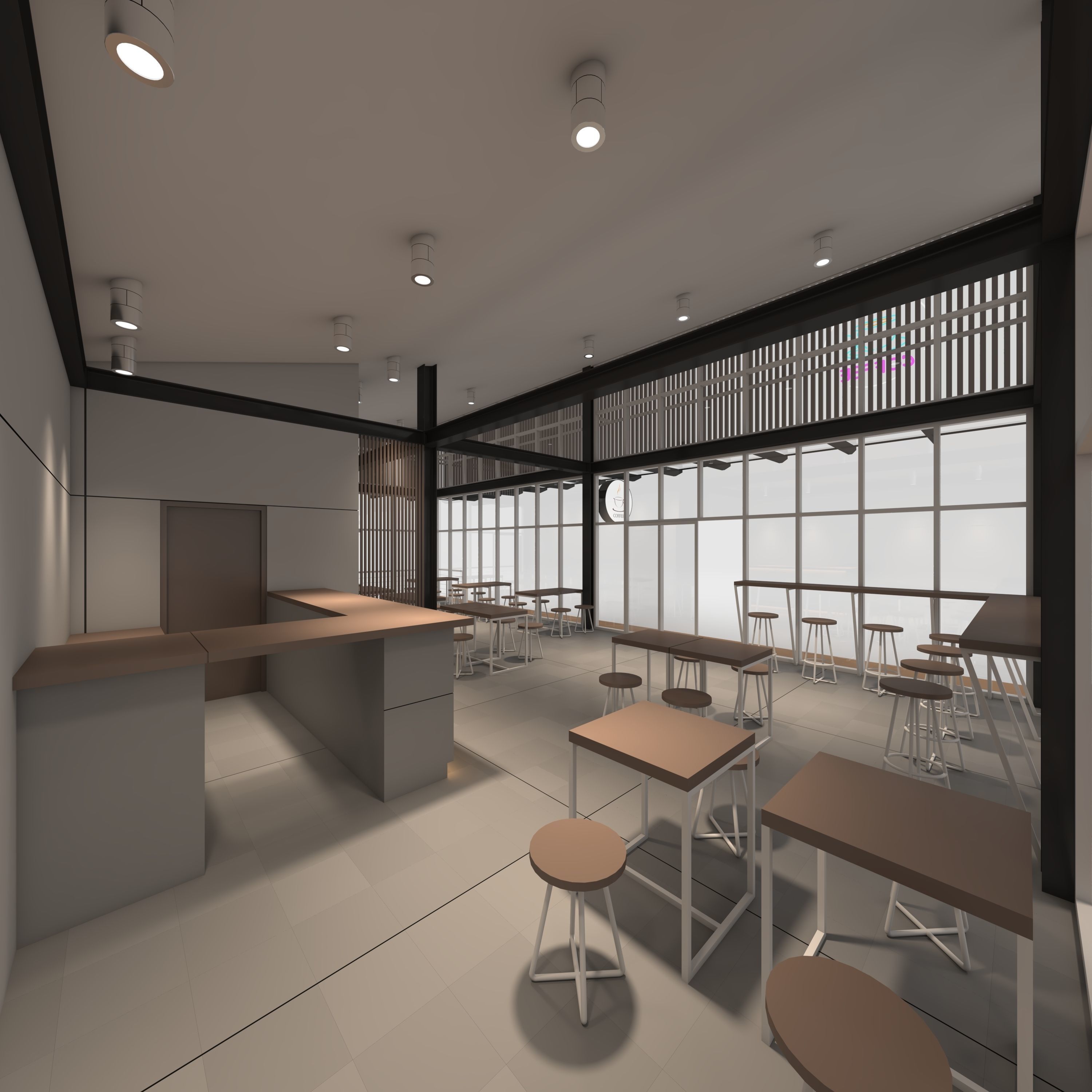 Cafe Modern 3 3D model_16