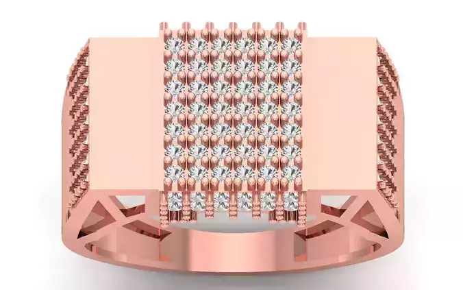 Solitaire Wedding Engagement Mens Ring