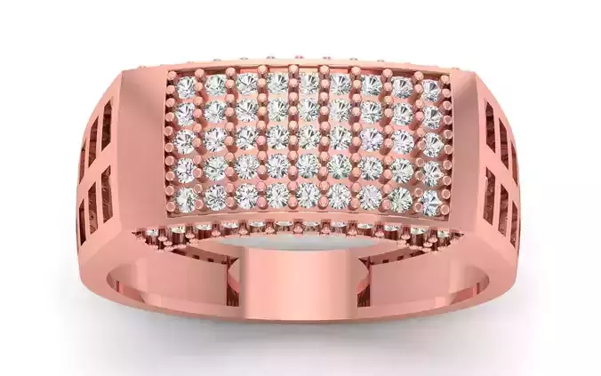 Solitaire Wedding Engagement Mens  Ring