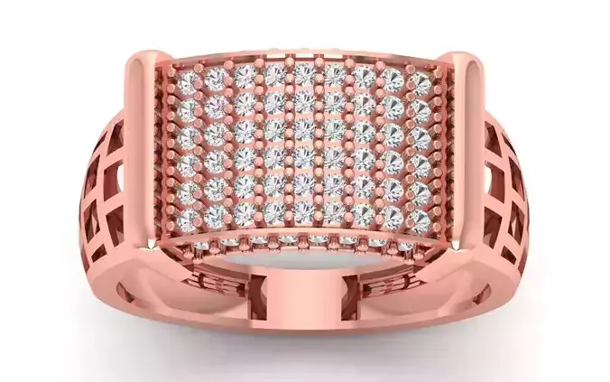 Solitaire Wedding Engagement Mens  Ring