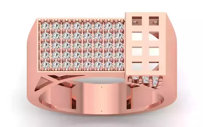 Solitaire Wedding Engagement Mens  Ring