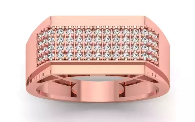 Solitaire Wedding Engagement Mens  Ring