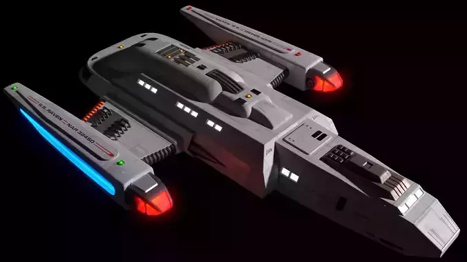 SS Raven 3D model