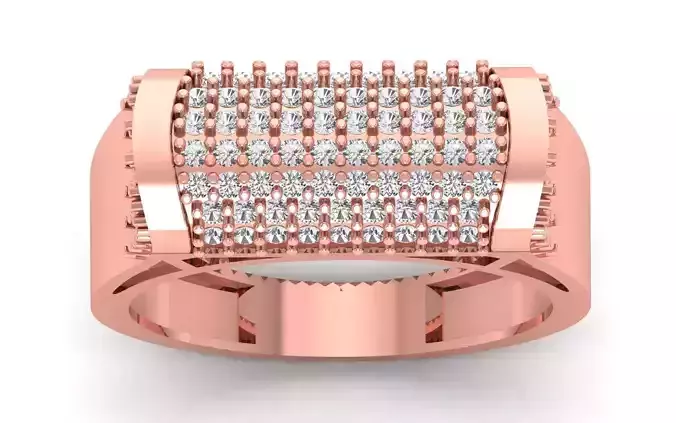 Solitaire Wedding Engagement Mens  Ring