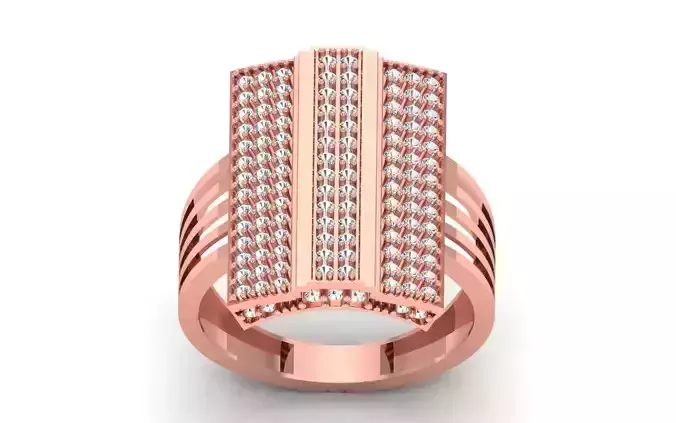 Solitaire Wedding Engagement Mens Ring