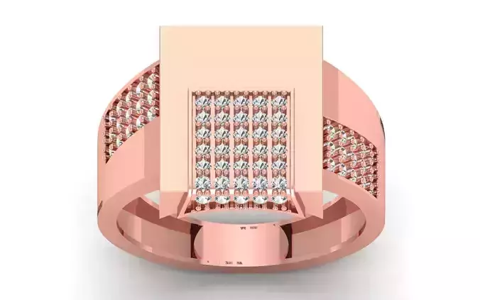 Solitaire Wedding Engagement Mens  Ring