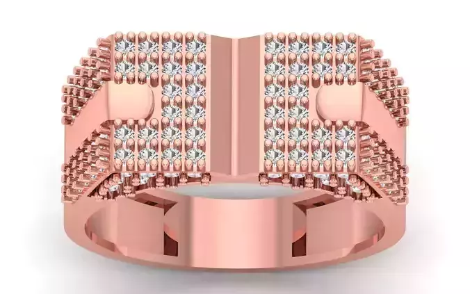 Solitaire Wedding Engagement Mens Ring