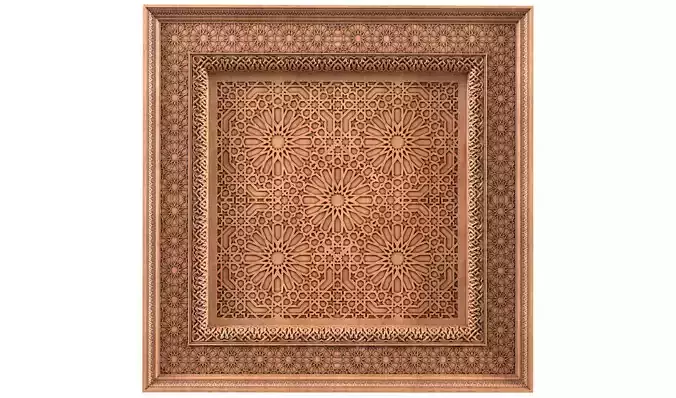Arabic Oriental Classic Ceiling Set  3D model