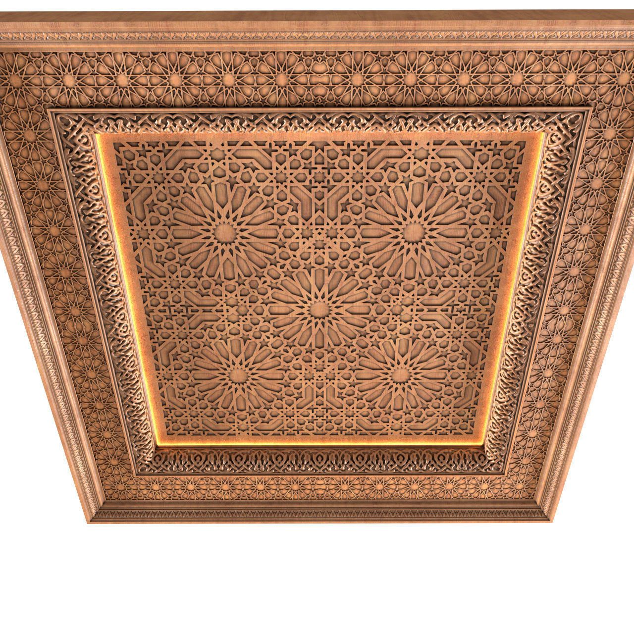 Arabic Oriental Classic Ceiling Set  3D model_1