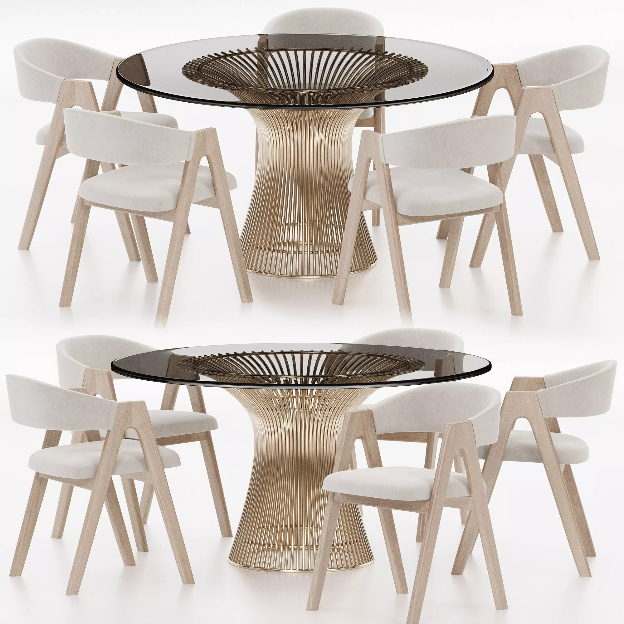 dining set 08 3D model