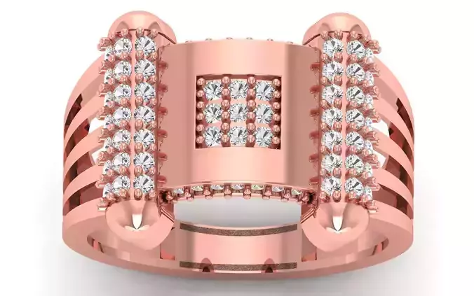 Solitaire Wedding Engagement Mens Ring