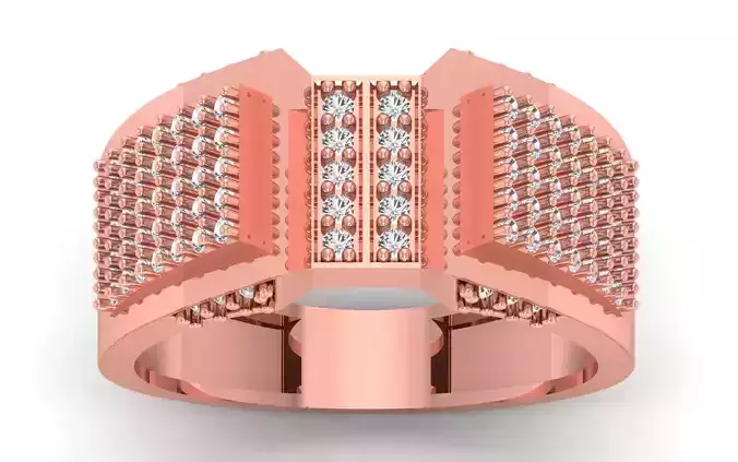 Solitaire Wedding Engagement Mens Ring