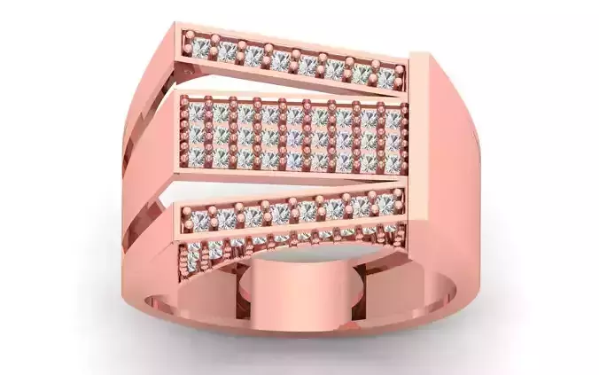 Solitaire Wedding Engagement Mens Ring