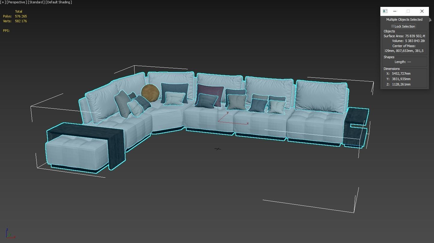 INFINITY SOFA by Giorgiocollection 3D model_8