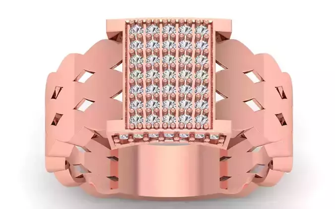 Solitaire Wedding Engagement Mens Ring