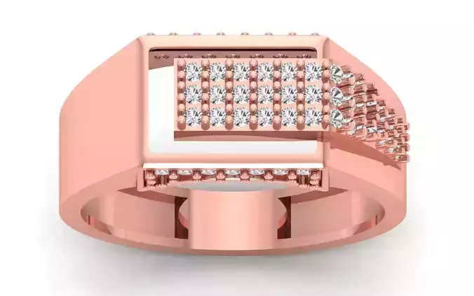 Solitaire Wedding Engagement Mens Ring