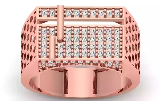 Solitaire Wedding Engagement Mens  Ring