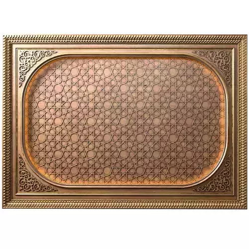 Oriental Ceiling Decorative Set 3D model