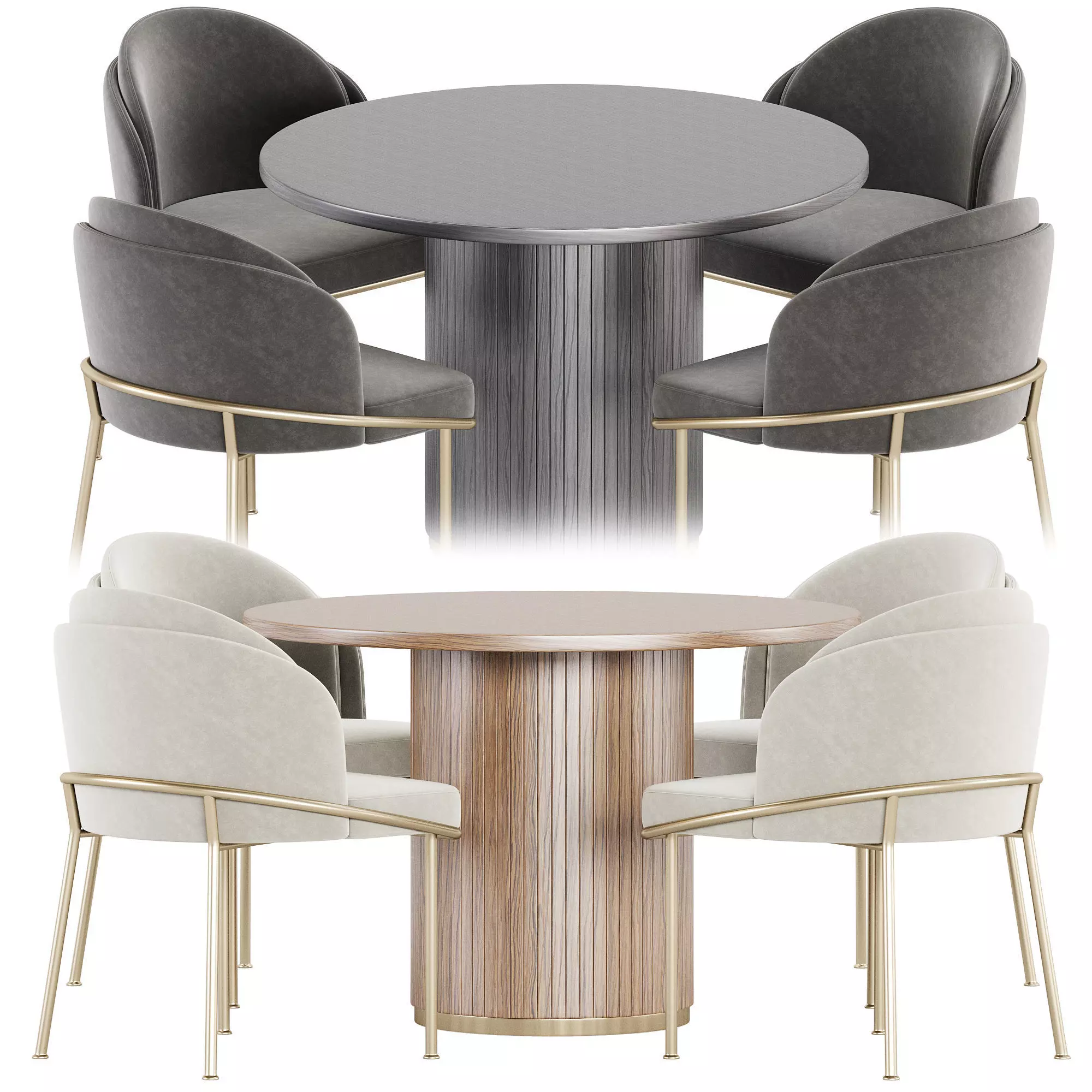 dining set 15 3D model_0