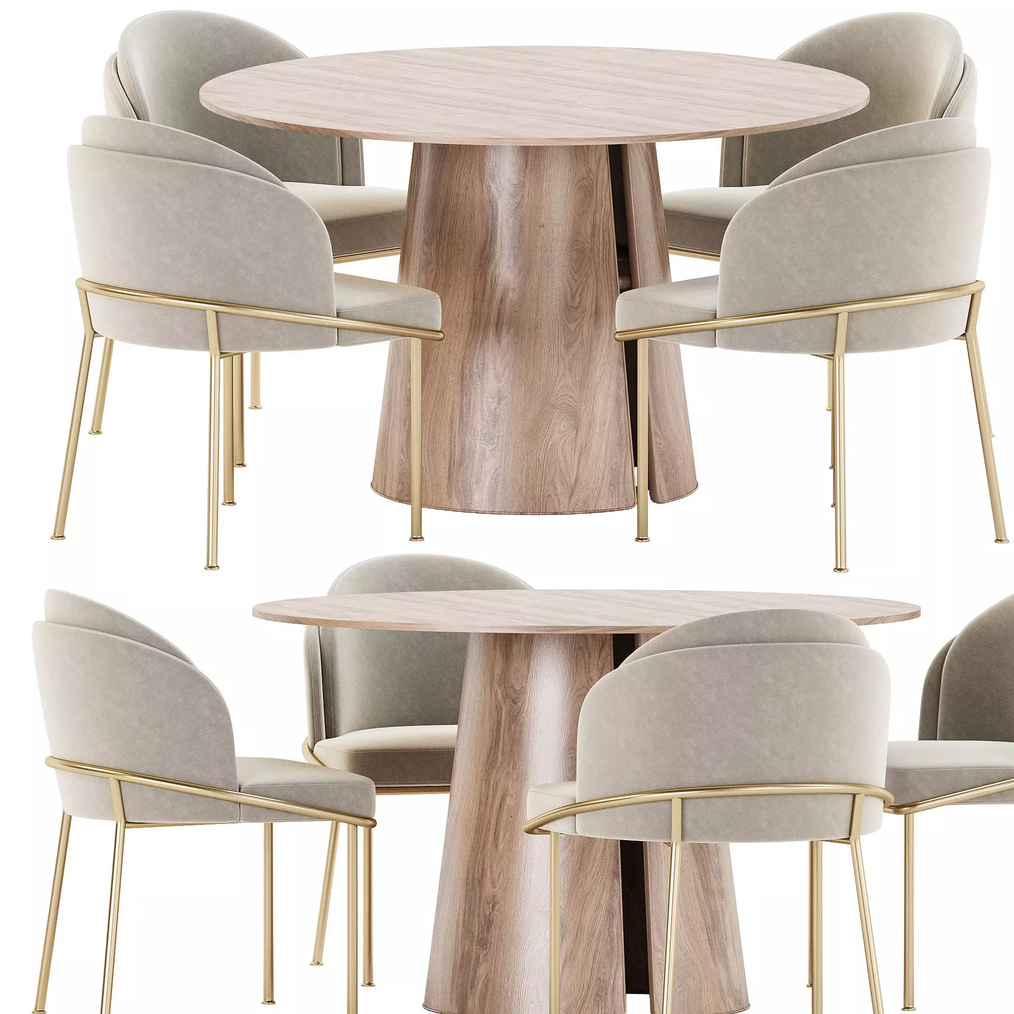 dining set 17 3D model_0