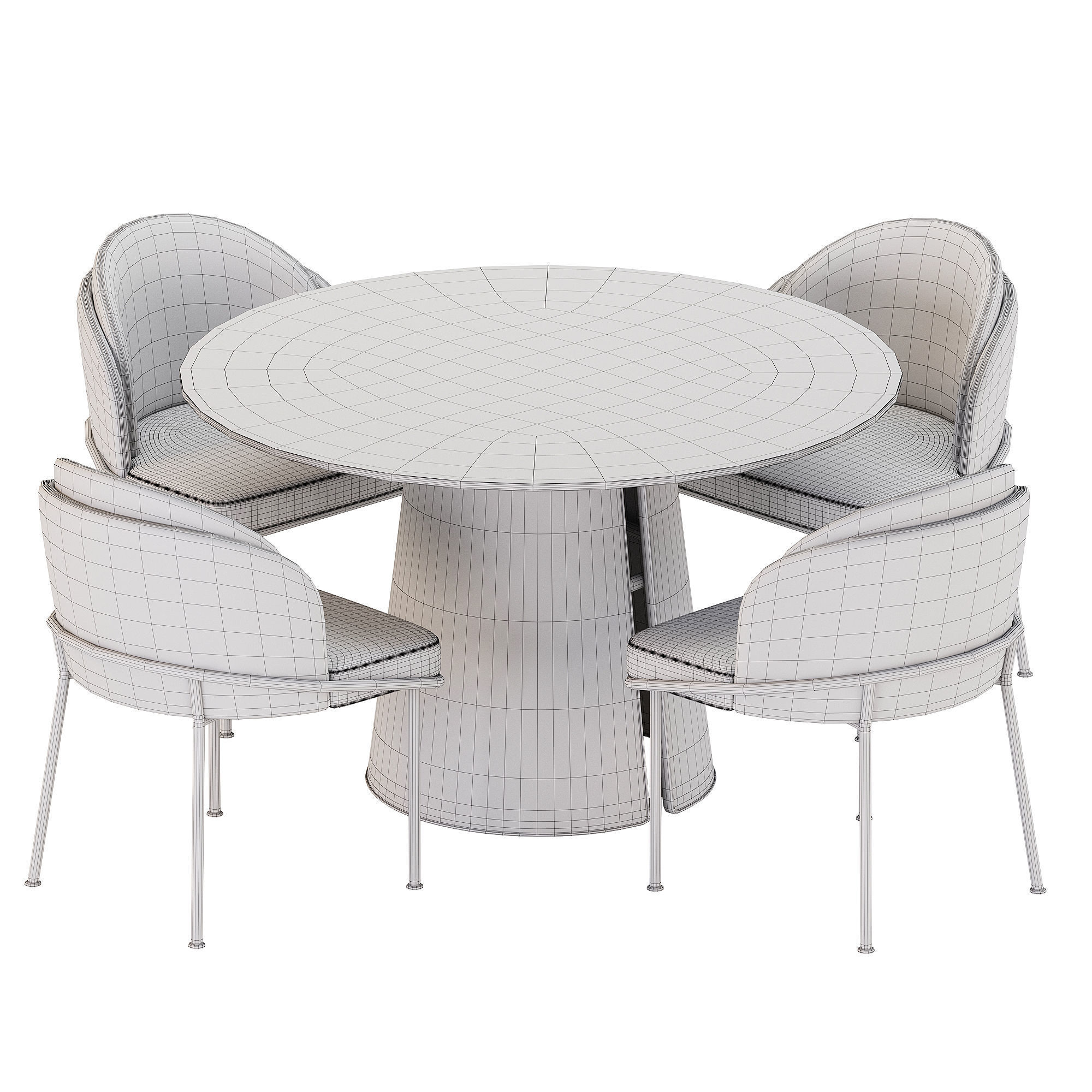 dining set 17 3D model_18