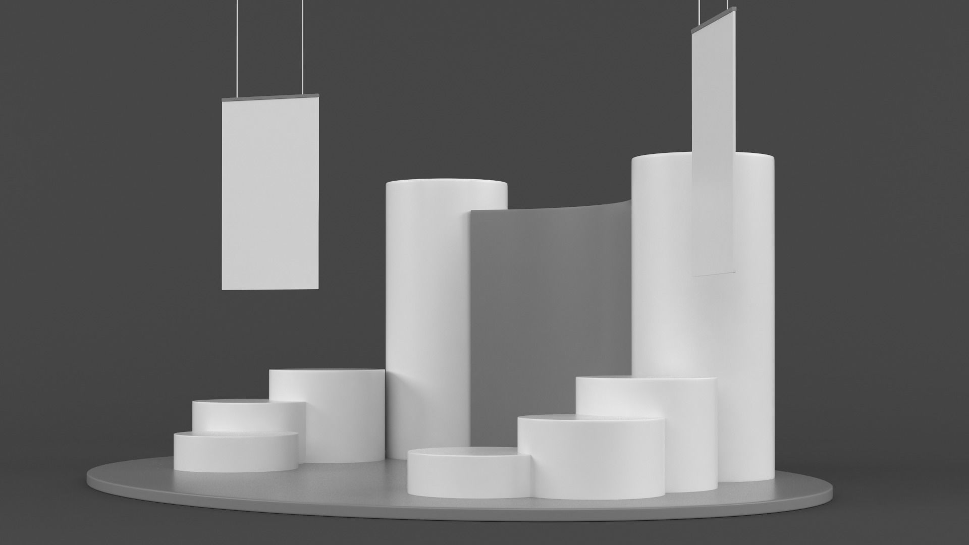 Exhibition Stand Design 3D model_2