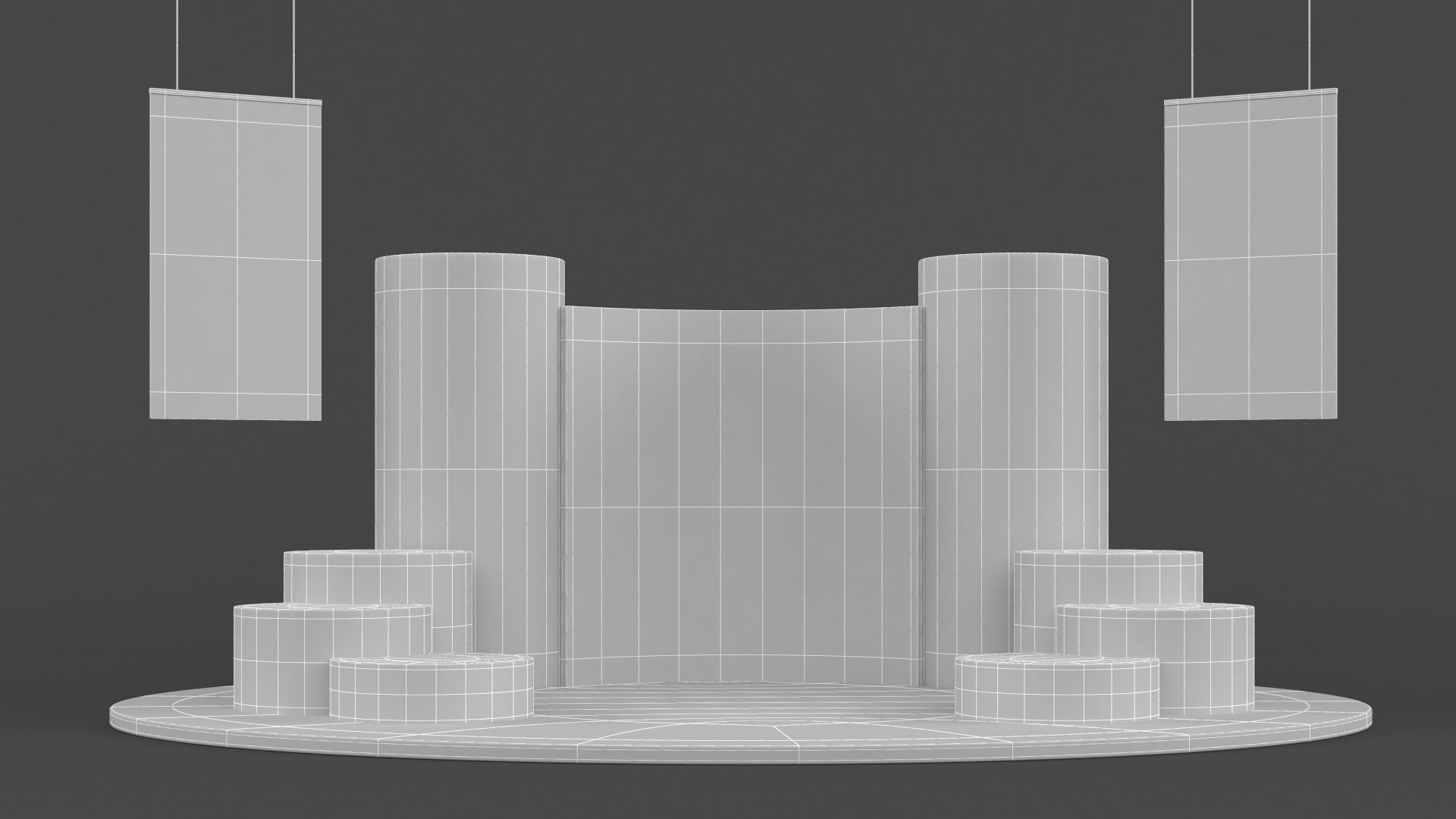 Exhibition Stand Design 3D model_6