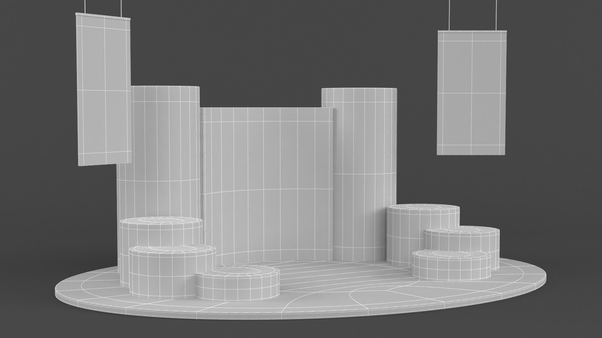 Exhibition Stand Design 3D model_9