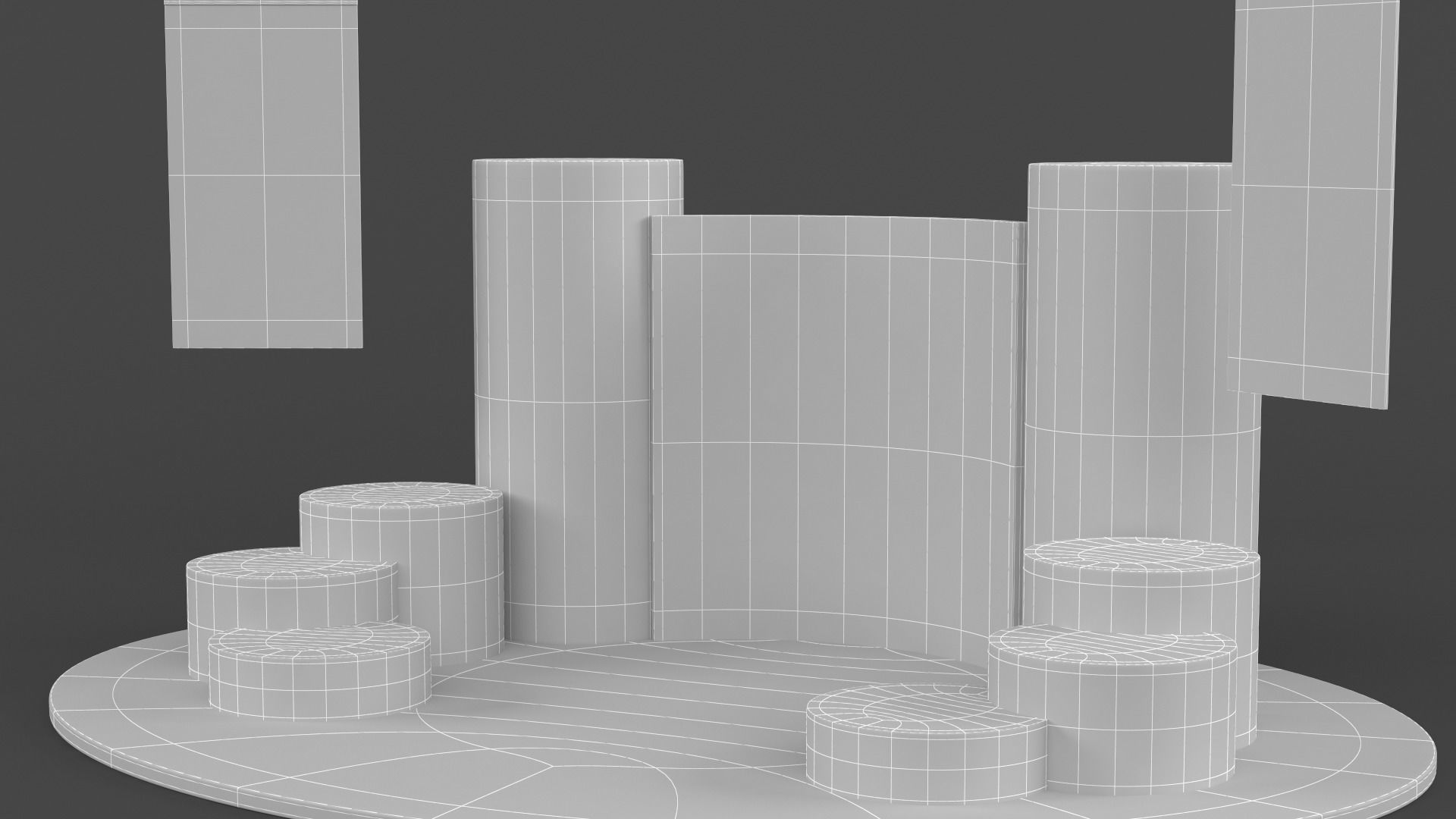 Exhibition Stand Design 3D model_11