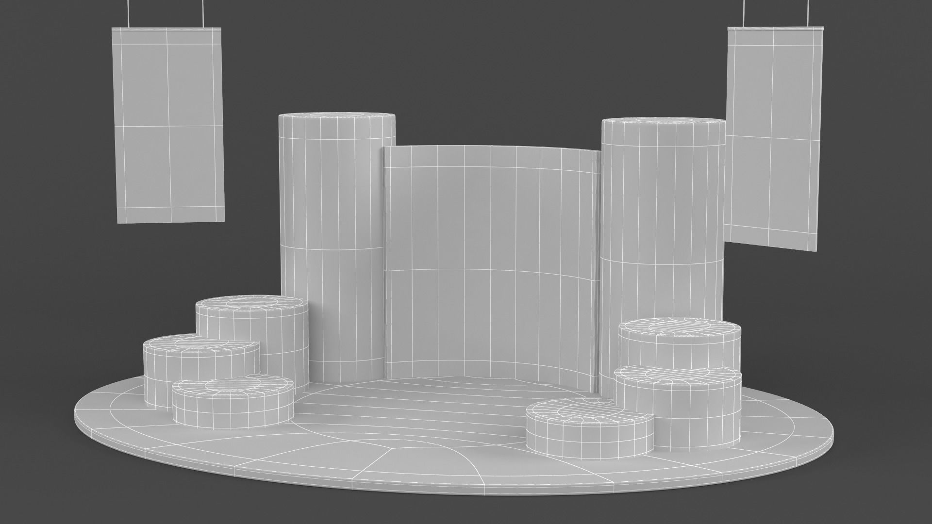 Exhibition Stand Design 3D model_7