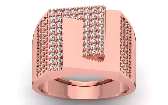 Solitaire Wedding Engagement Mens Ring