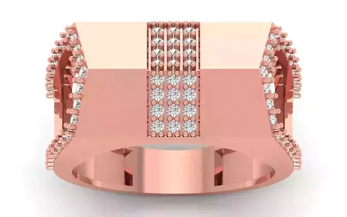 Solitaire Wedding Engagement Mens Ring