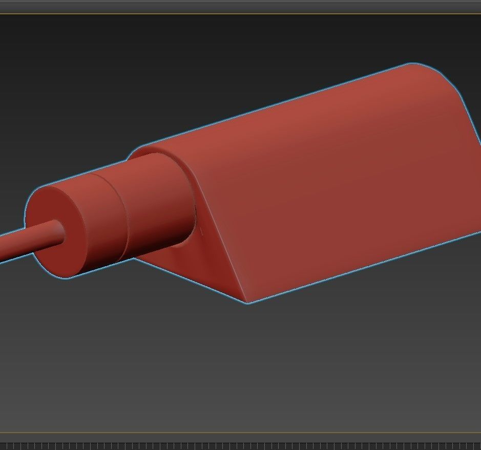 TOWNHOUSE bronze table lamp 3D model_5