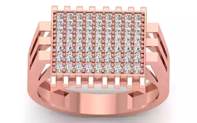 Solitaire Wedding Engagement Mens Ring