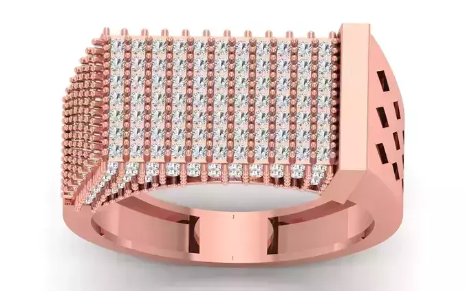 Solitaire Wedding Engagement Mens Ring