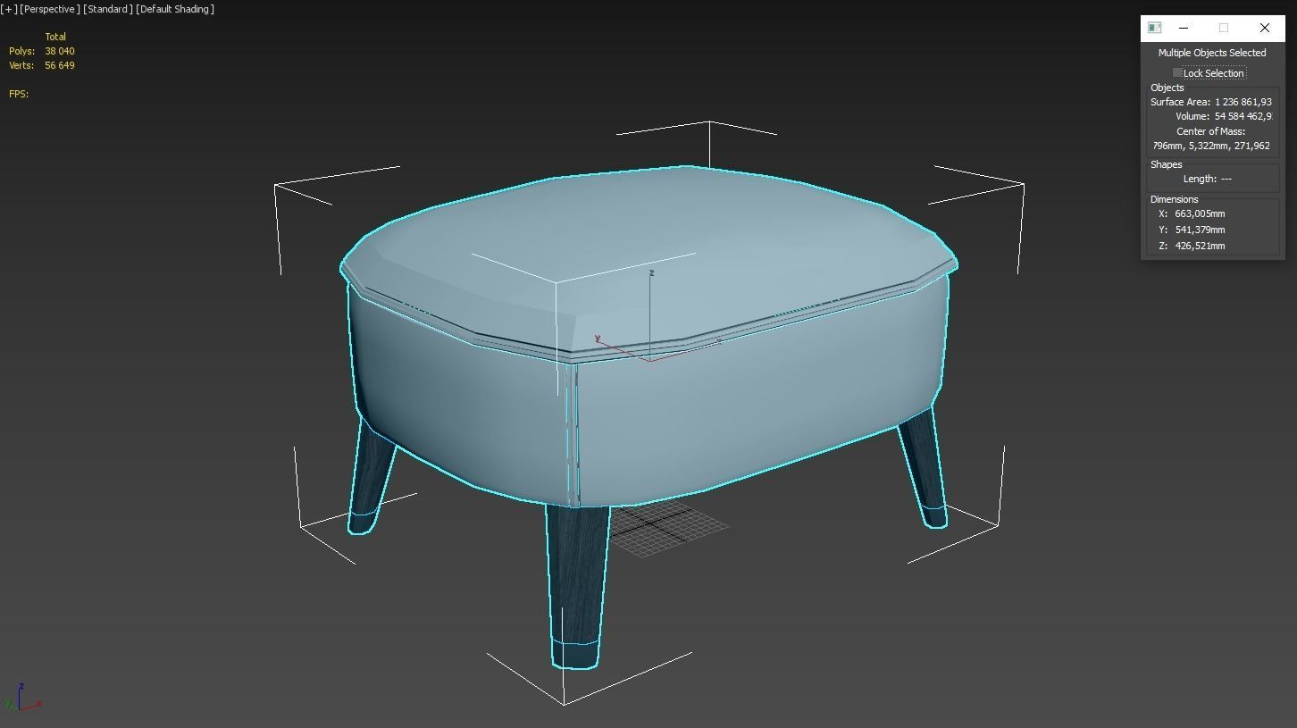 MIRAGE POUF by Girogiocollection 3D model_8