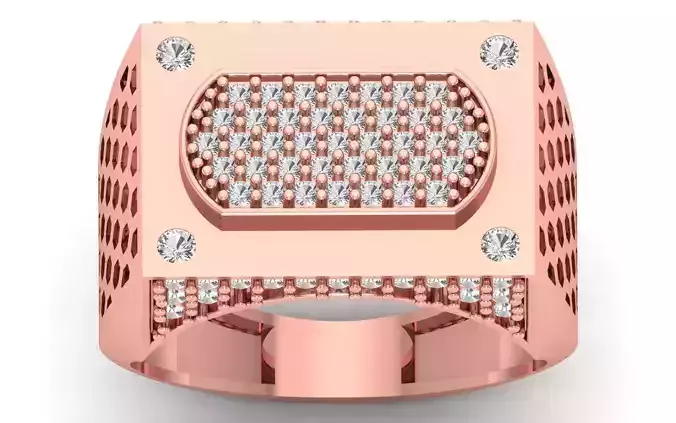 Solitaire Wedding Engagement Mens Ring