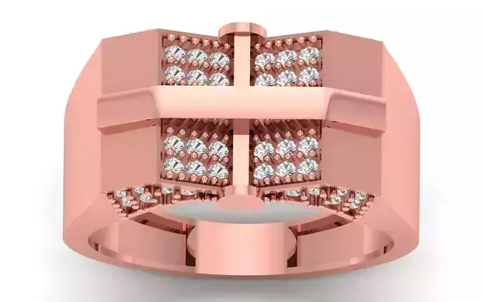 Solitaire Wedding Engagement Mens Ring