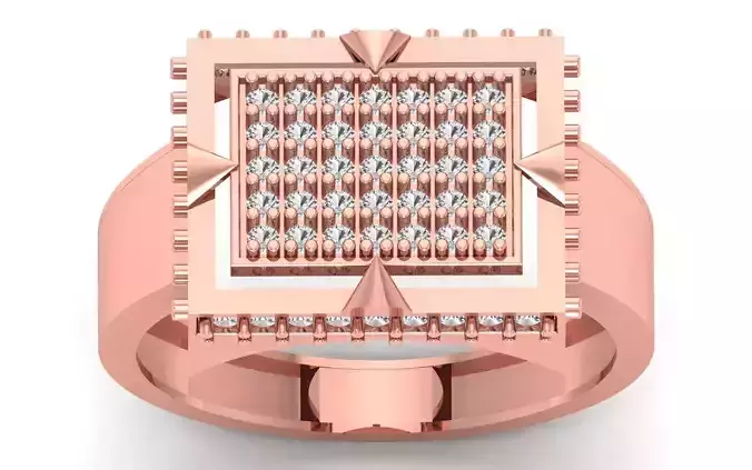 Solitaire Wedding Engagement Mens Ring