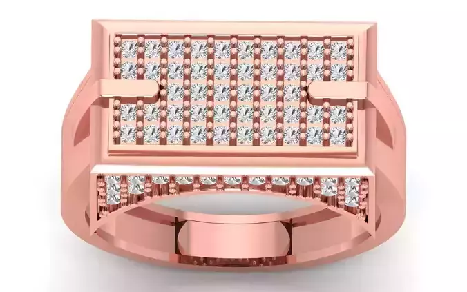 Solitaire Wedding Engagement Mens Ring