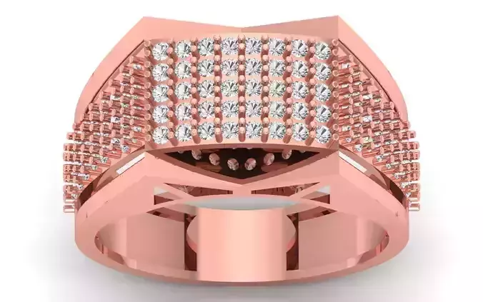 Solitaire Wedding Engagement Mens Ring