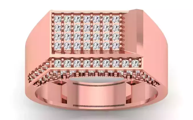 Solitaire Wedding Engagement Mens  Ring