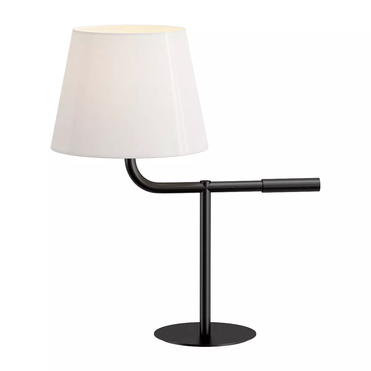 POINT table lamp with shade 3D model_0