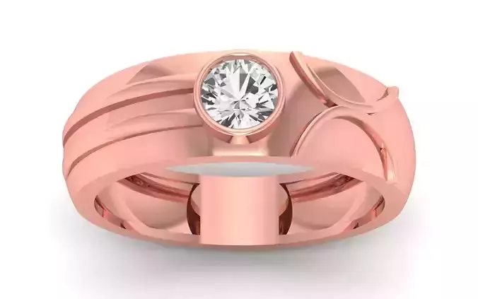 Solitaire Wedding Engagement WoMen Round Stone Ring