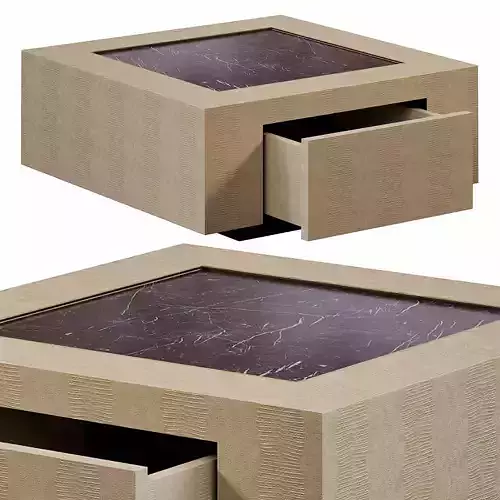 LIFETIME SQUARE COFFEE TABLE by Girogiocollection