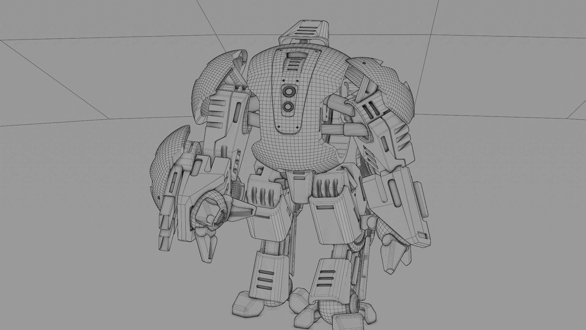 BATTLE DROID OKEANOS RIGGED 3D model_43